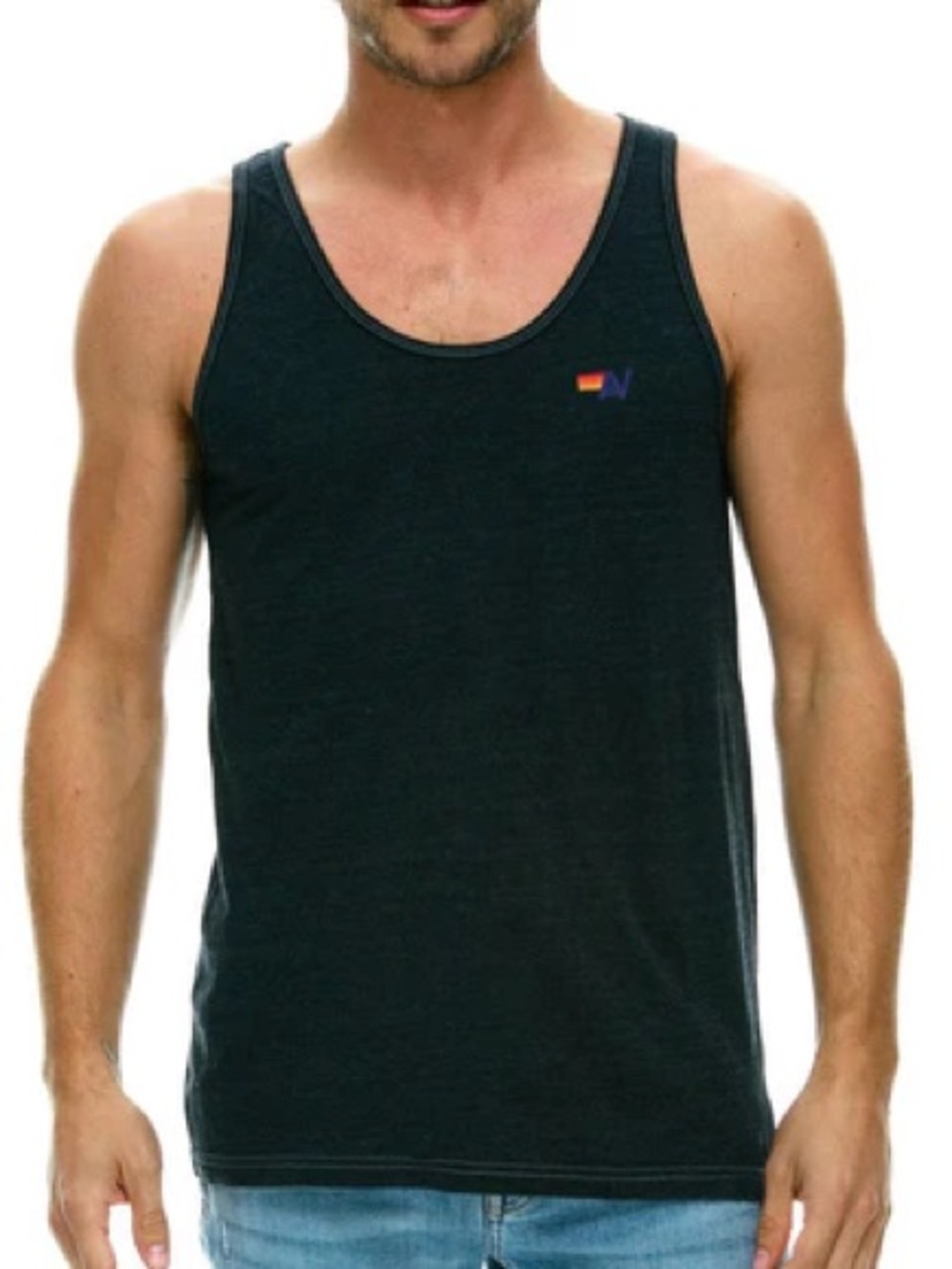 Aviator Nation Charcoal Basic Tank Top Shirt XL